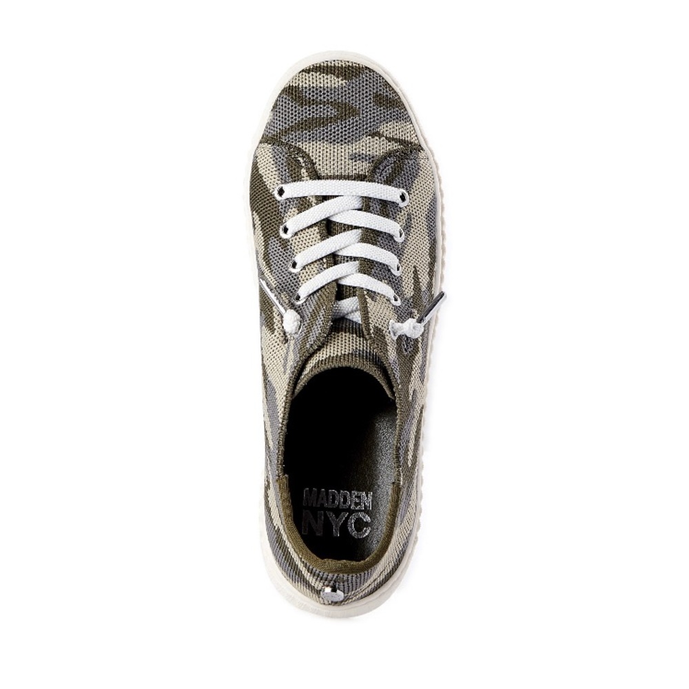 NIB Madden NYC Women’s Glamo Camo Platform Sneakers - Picture 6 of 9